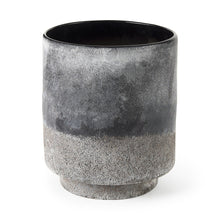 Load image into Gallery viewer, Abstract Cylinder Table Vase (397591) - Brown / Black