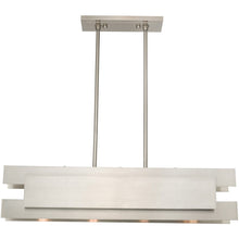 Load image into Gallery viewer, 17'' Four Light Dimmable Chandelier With Shades - Nickel