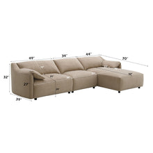 Load image into Gallery viewer, Veata - Sectional Sofa - Light Brown