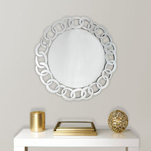 Load image into Gallery viewer, 39" Round Glass Framed Accent Mirror - Clear