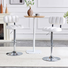 Load image into Gallery viewer, Adjustable Height Bar Stools With Footrest For Kitchen Island (Set of 2)