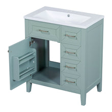 Load image into Gallery viewer, Modern Bathroom Vanity With Sink Combo, 3 Drawers, Undermount Drop-In Sink