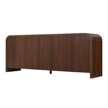 Load image into Gallery viewer, Curved Edge TV Stand With Large Cabinets