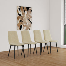 Load image into Gallery viewer, Modern Upholstered Dining Chairs With Cushion Seat And Sturdy Legs (Set of 4)