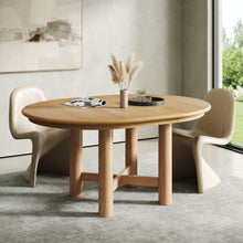 Load image into Gallery viewer, Extendable Oval Dining Table With Leaf