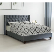 Load image into Gallery viewer, Contemporary Style Bed With Diamond Tufted Headboard