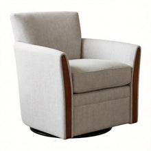 Load image into Gallery viewer, Swivel Accent 360° Rotating Armchair With Turntable Base For Living Room - Cream Beige