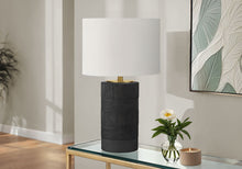 Load image into Gallery viewer, Table Lamp, Lighting, Resin, Contemporary - Black / Cream
