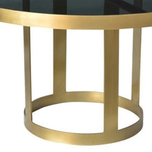 Load image into Gallery viewer, Round Modern Coffee Table - Black And Gold