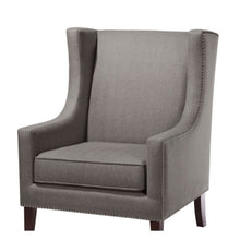 Load image into Gallery viewer, Barton - Wing Chair With Nail Head Accents
