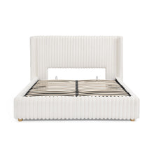 Load image into Gallery viewer, Functional Vertical Striped Bed With Gas Lift Storage