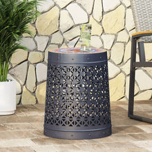 Load image into Gallery viewer, Cranbrook - Side Table With Tile Mosaic Top