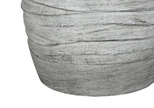 Load image into Gallery viewer, Cylinder Table Lamp With Ivory Drum Shade - Gray