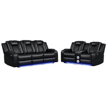 Load image into Gallery viewer, Benz - LED & Power Recliner With Adjustable Headrests And Ambient LED Lighting