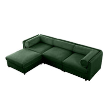 Load image into Gallery viewer, Contemporary Elegant Sofa With Storage And Ottoman
