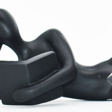 Load image into Gallery viewer, People Tabletop Sculpture (Set of 2) - Black