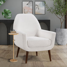 Load image into Gallery viewer, Morven - Adjustable Height Accent Table With Round Metal Top And Pedestal Base - Antique Brass