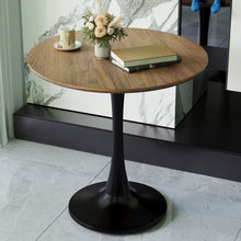 Load image into Gallery viewer, Mid-Century Round Dining Table With Pedestal Base For 2 - 4 People