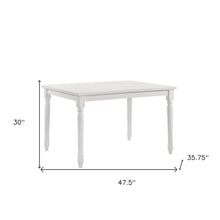 Load image into Gallery viewer, 48" Solid Wood Dining Room Table - White