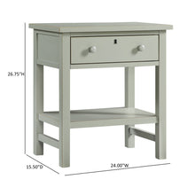 Load image into Gallery viewer, Finley - 1 Drawer Storage Nightstand