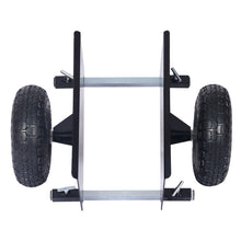 Load image into Gallery viewer, Heavy Duty 600Lb Panel Dolly With 10In. Pneumatic Wheels Alloy Steel - Black