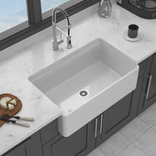 Load image into Gallery viewer, Single Bowl Kitchen Sink Workstation - White