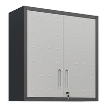 Load image into Gallery viewer, Metal Wall Mounted Tool Storage Cabinet With 2 Locking Doors, Adjustable Shelf, And Drawer
