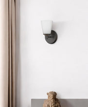 Load image into Gallery viewer, Wall Light With Frosted Glass Shade - Bronze