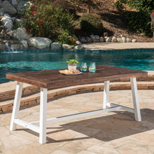 Load image into Gallery viewer, Outdoor Sandblast Finish Acacia Wood Dining Table