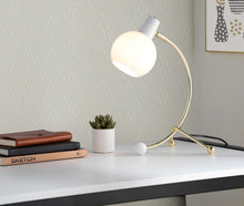Load image into Gallery viewer, Eileen - Contemporary Task Lamp - Gold / White