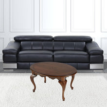 Load image into Gallery viewer, Oval Distressed Coffee Table - Olive Ash