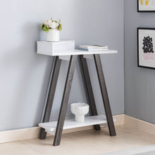 Load image into Gallery viewer, Contemporary Console Table With Two Shelves