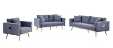 Load image into Gallery viewer, Easton - Fabric Living Room Set With USB Charging Ports Pockets And Pillows (Set of 2)