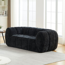 Load image into Gallery viewer, Quilted Cloud Sofa With Rounded Armrests And Piano Key Backrest Design