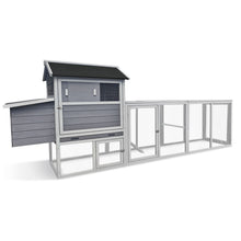 Load image into Gallery viewer, Chicken Coop, Large Outdoor Hen House With Run And Nesting Box Poultry Cage