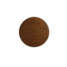 Load image into Gallery viewer, 24" Solid Wood Round End Table With Shelf - Brown