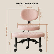 Load image into Gallery viewer, Ergonomic Cross Legged Office Chair With Back Support