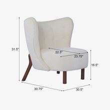 Load image into Gallery viewer, Bella - Modern Upholstered Armless Accent Chair