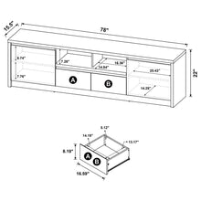 Load image into Gallery viewer, Sloat - 2 Door TV Stand Media Console