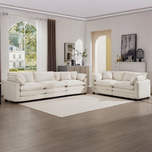 Load image into Gallery viewer, Elegant Oversized Sectional Sofa Set With Deep Seats And Flexible Layout