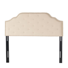 Load image into Gallery viewer, Luella - Button Tufted Upholstered Headboard