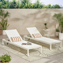 Load image into Gallery viewer, Outdoor Patio Chaise Lounge With 5 Reclining Positions