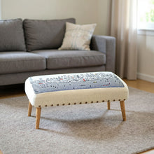 Load image into Gallery viewer, Ottoman Wool 38" - Brown / Cream