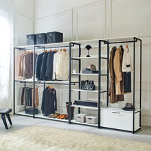 Load image into Gallery viewer, Fiona - Freestanding Walk-In Closet System - White
