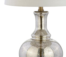 Load image into Gallery viewer, 25" Table Lamp With Drum Shade - Silver / Gold