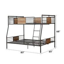 Load image into Gallery viewer, Brantley - Full Long / Queen Bunk Bed - Black
