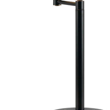Load image into Gallery viewer, Metal Swing Arm Table Lamp With Off-White Empire Shade - Bronze
