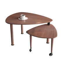 Load image into Gallery viewer, 360 Degree Rotatable Coffee Table With Solid Legs