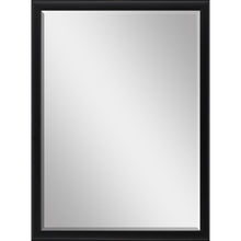 Load image into Gallery viewer, 38" Solid Wood Framed Accent Mirror - Black