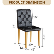 Load image into Gallery viewer, Dining Chairs With Ergonomic Buckle Backrest Comfort